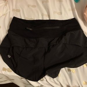 Black lulu lemon shorts